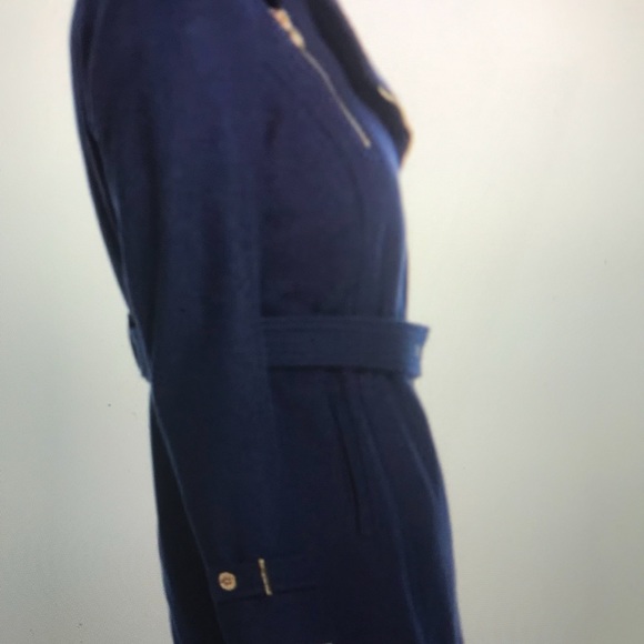 Michael Kors Sapphire Asymmetrical Coat - Picture 4 of 8